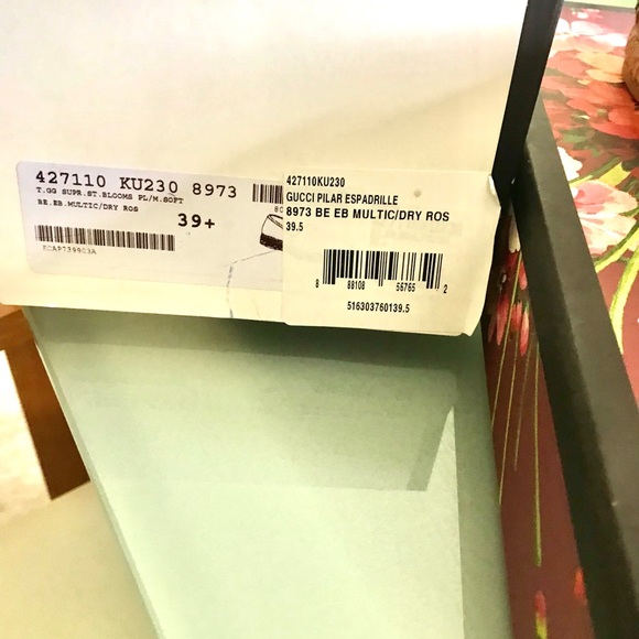 Gucci Pilar Espadrilles new in box.never used 39.5 - Picture 10 of 10